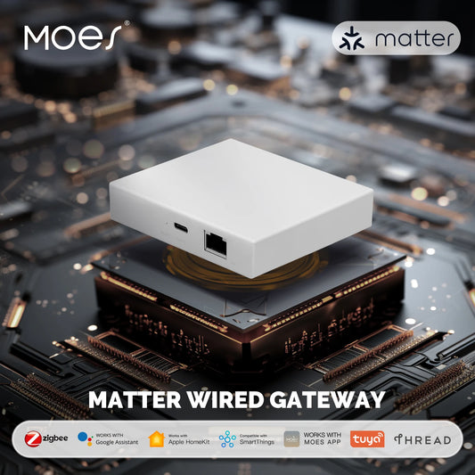 MOES Tuya Zigbee Matter Thread Gateway – Smart Home Bridge & Hub