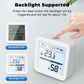Tuya Smart Temperature & Humidity Sensor – WiFi/Zigbee with Backlight & Voice Control